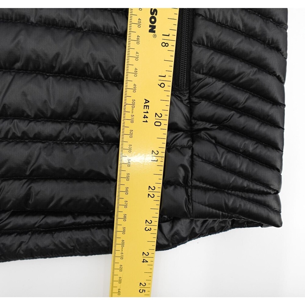 Patagonia Puffer Jacket Womens Small Black Hooded Full Zip Down Insulated - Picture 5 of 16